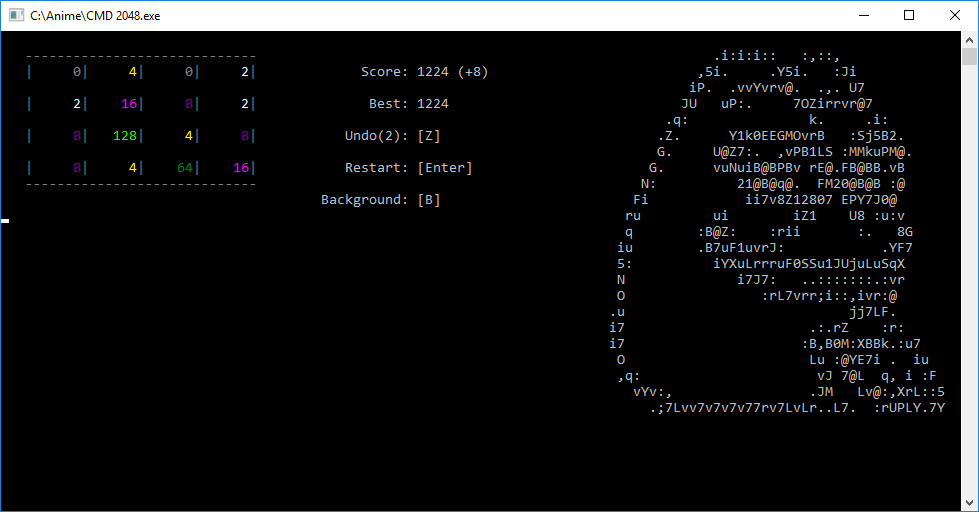 CMD 2048 screenshot 2