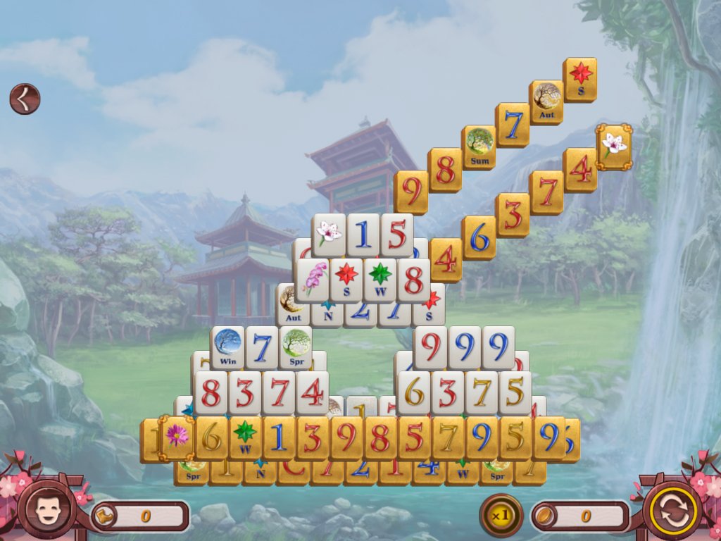 Sakura Day Mahjong screenshot 1