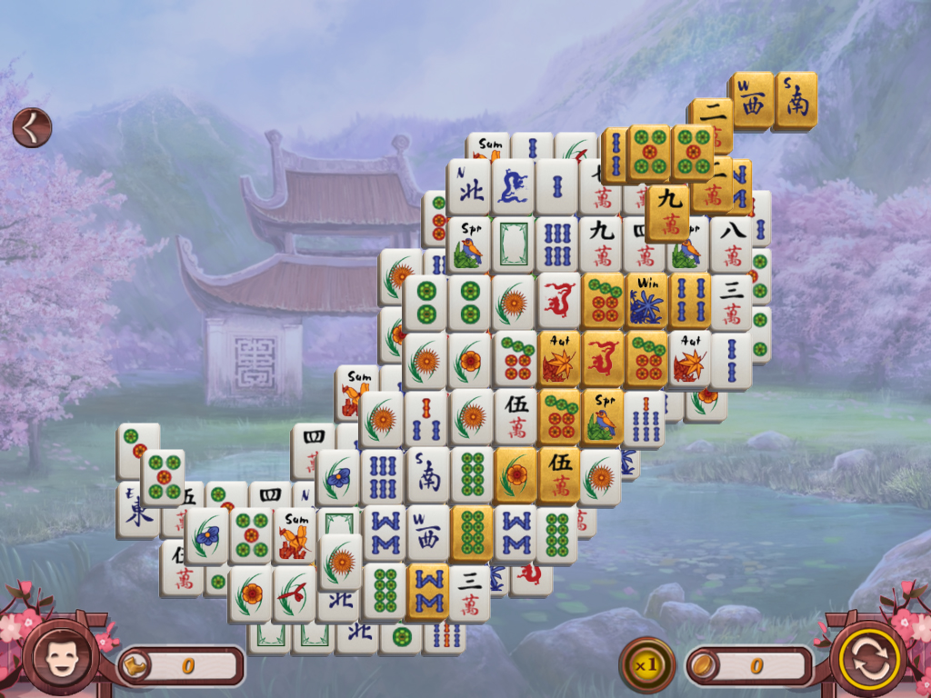 Sakura Day Mahjong screenshot 3