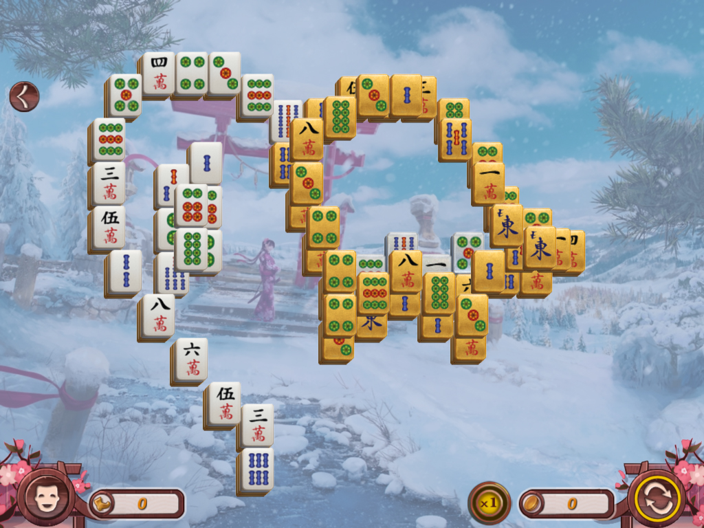 Sakura Day Mahjong screenshot 2
