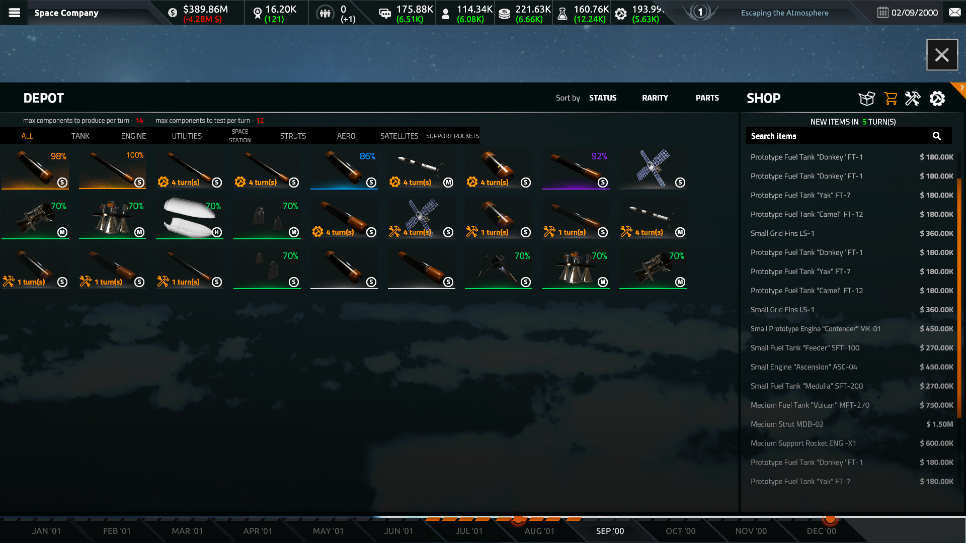 Space Company Simulator screenshot 6
