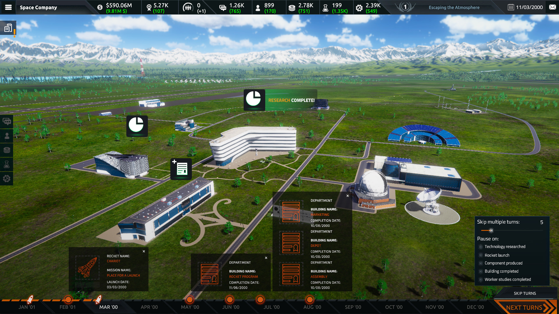 Space Company Simulator screenshot 1