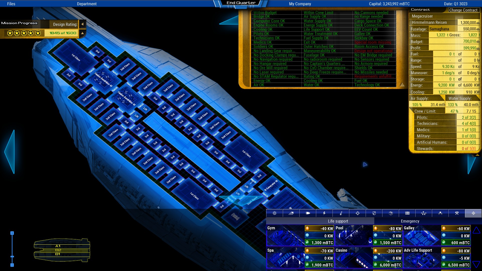Starship Corporation: Cruise Ships screenshot 2
