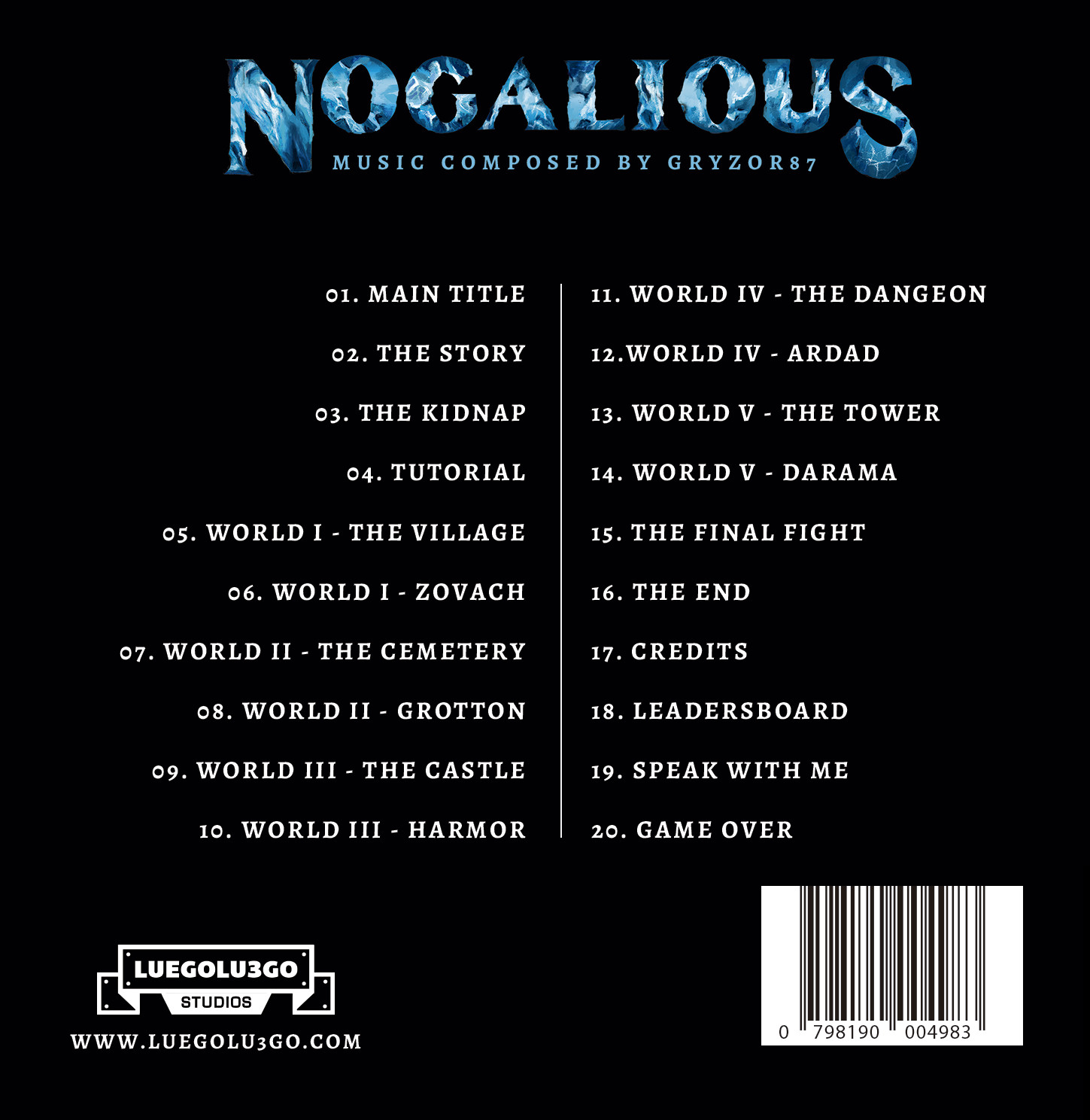 Nogalious OST screenshot 2