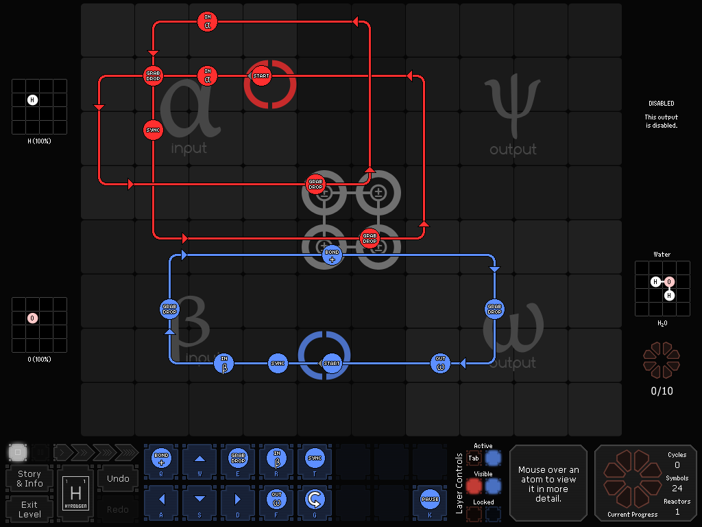 SpaceChem screenshot 2