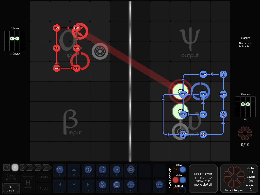 SpaceChem: 63 Corvi screenshot 2