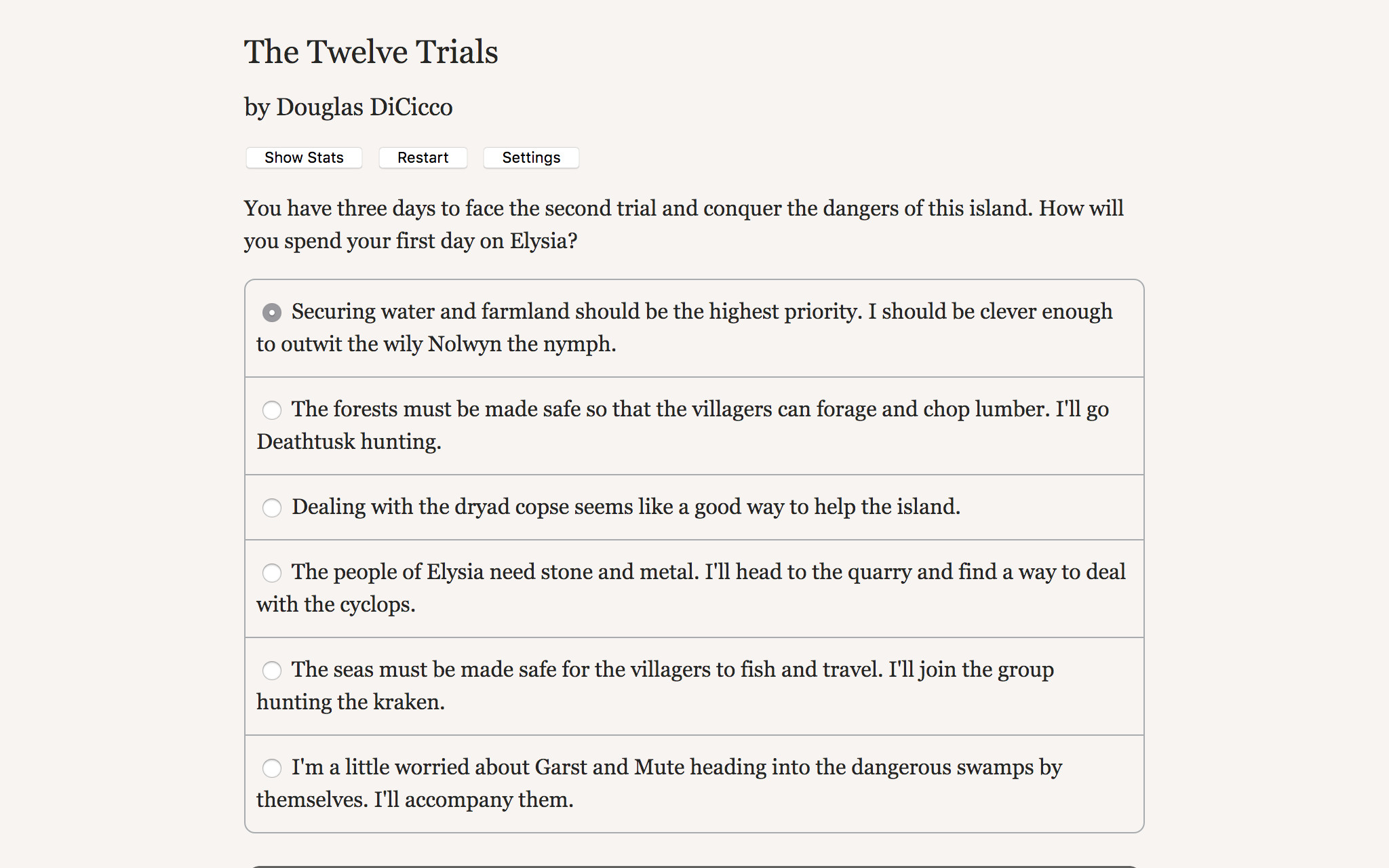 The Twelve Trials screenshot 4