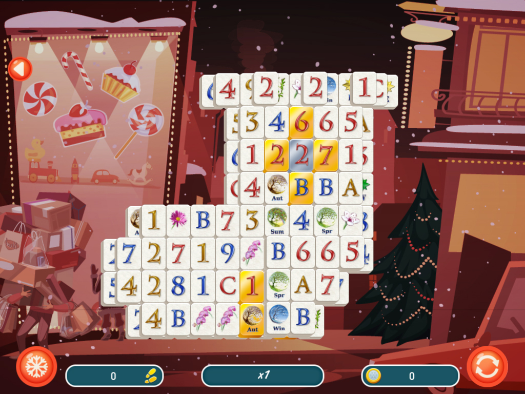 Christmas Mahjong 2 screenshot 4