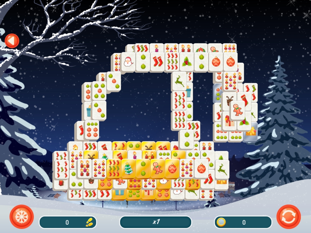 Christmas Mahjong 2 screenshot 2