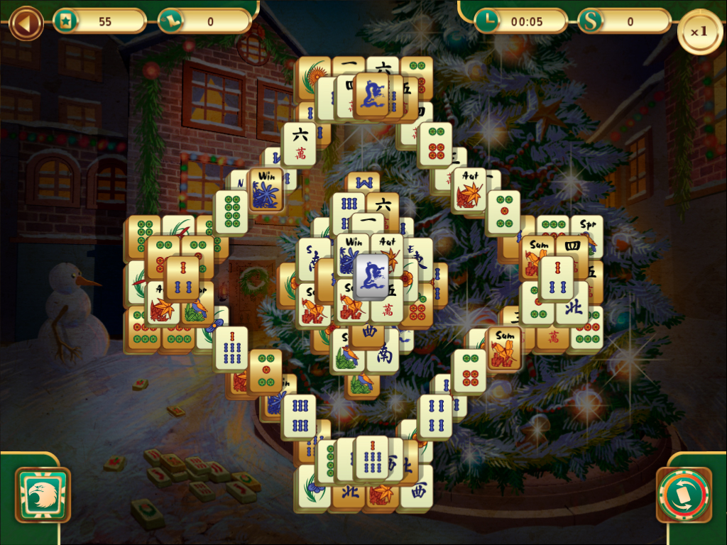 Christmas Mahjong screenshot 6