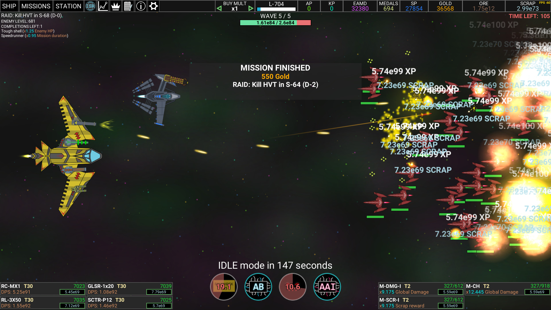 Idle Space Raider screenshot 16