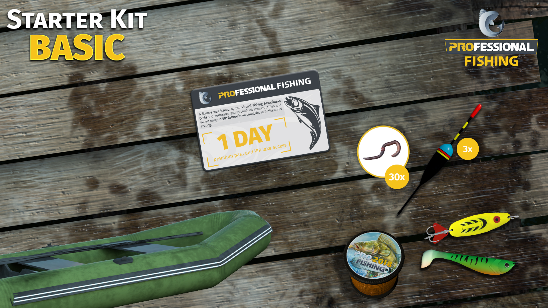 Professional Fishing: Starter Kit Basic screenshot 1