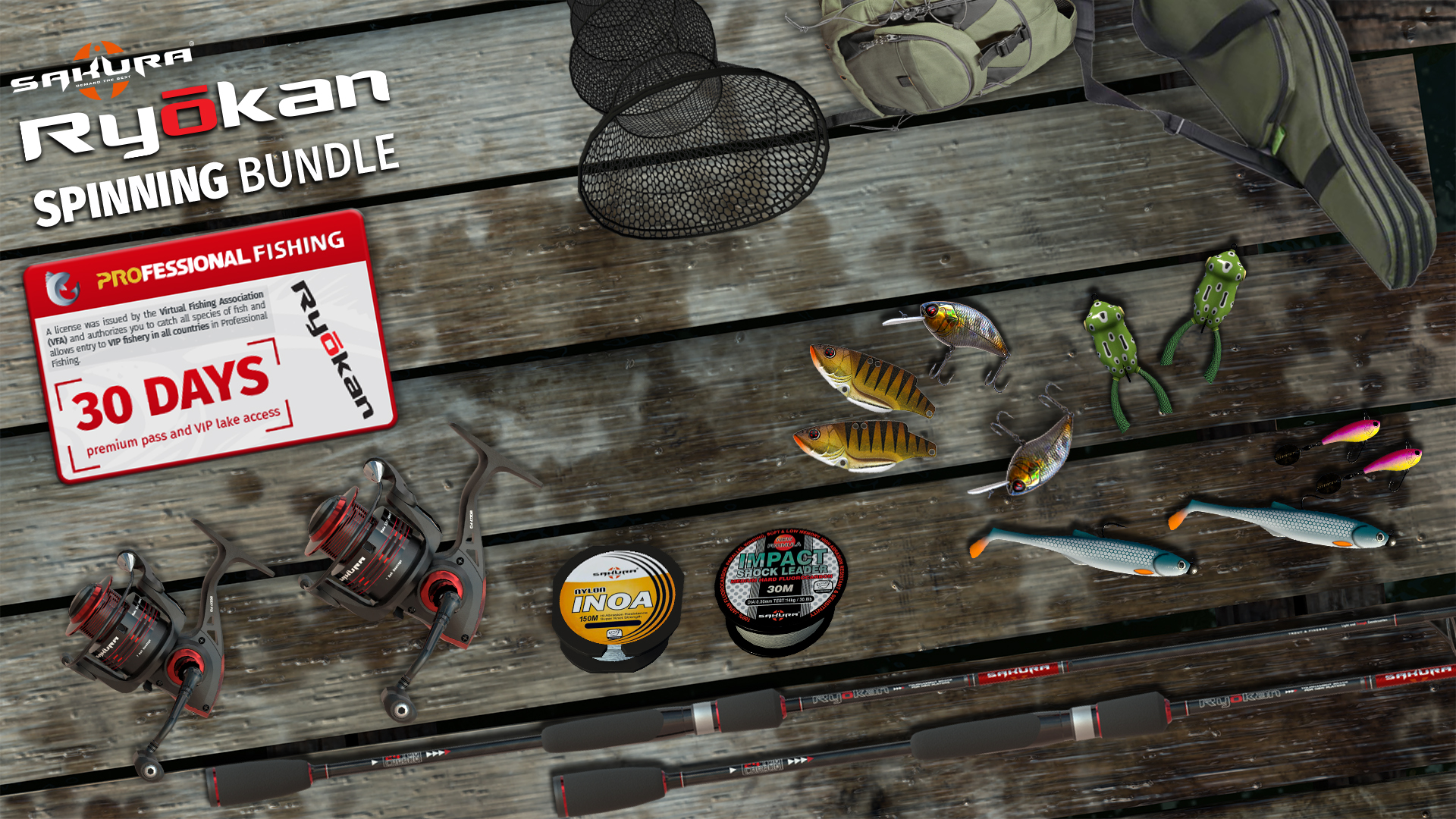Professional Fishing: Sakura© Ryokan Spinning Pack screenshot 2