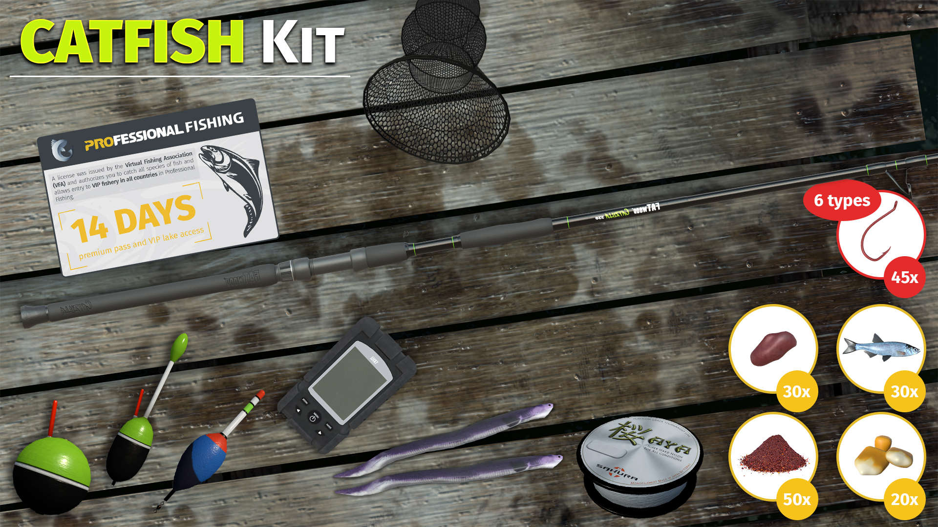 Professional Fishing: Catfish Kit screenshot 1
