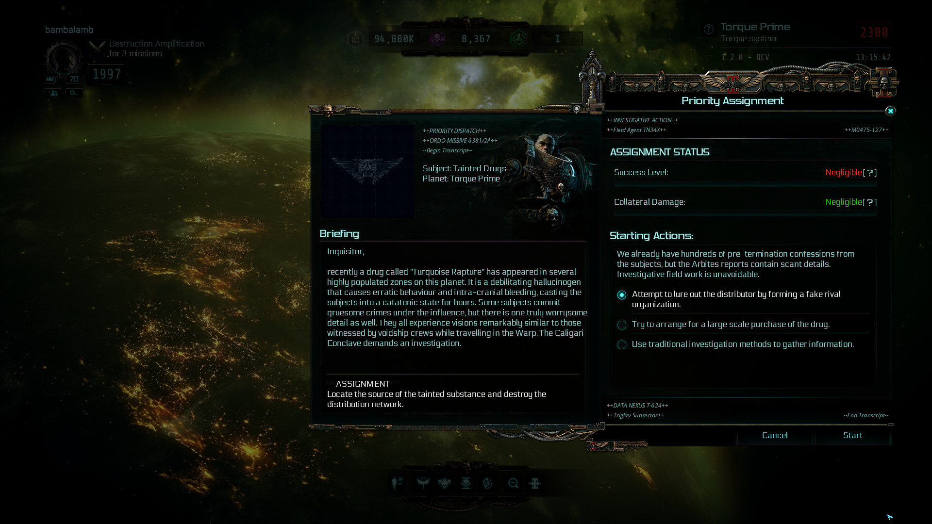 Warhammer 40,000: Inquisitor - Martyr - Poisoned Souls screenshot 1