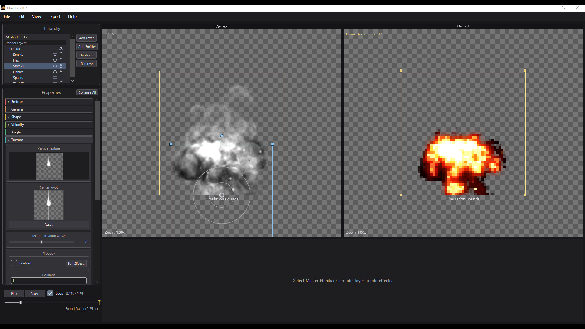 BlastFX screenshot 2