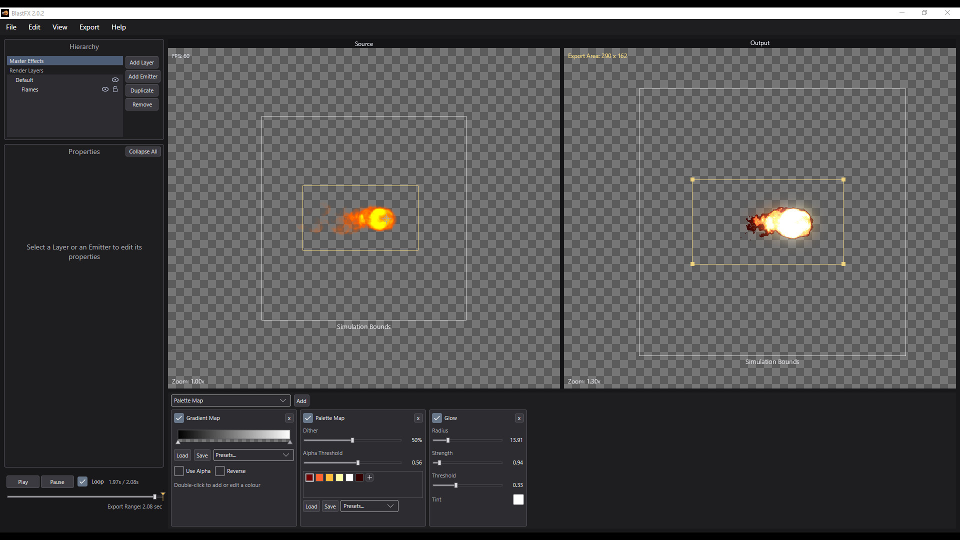 BlastFX screenshot 1