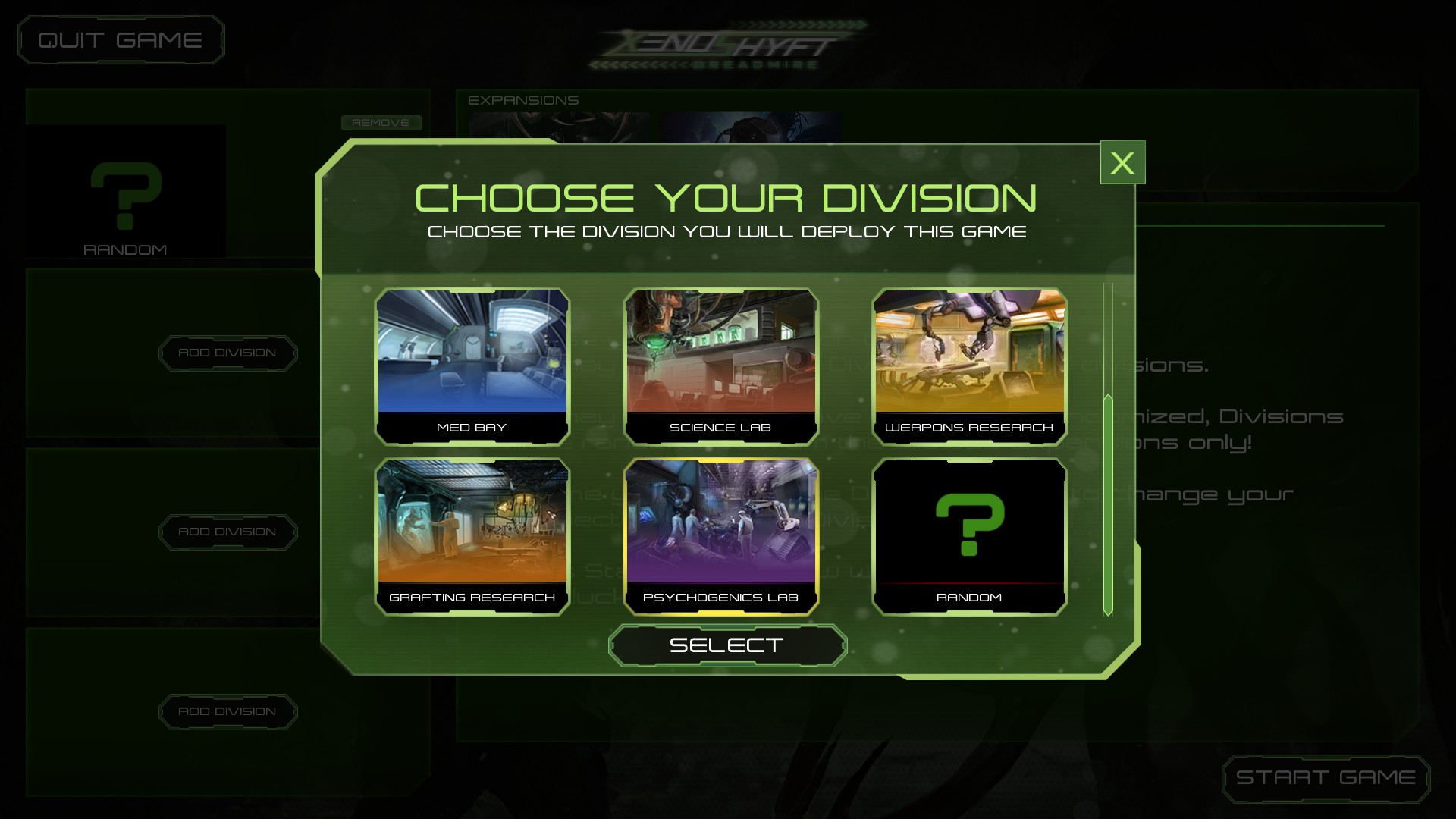 XenoShyft - Forbidden Sciences screenshot 1