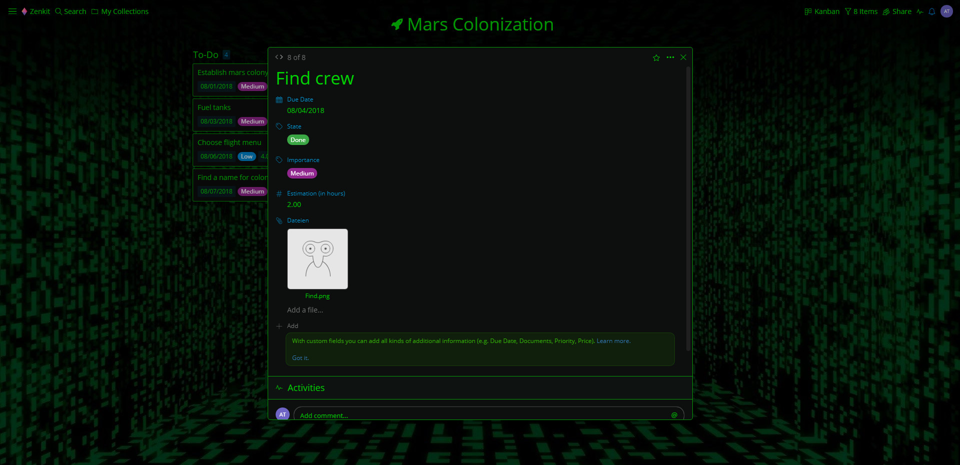 Zenkit screenshot 2