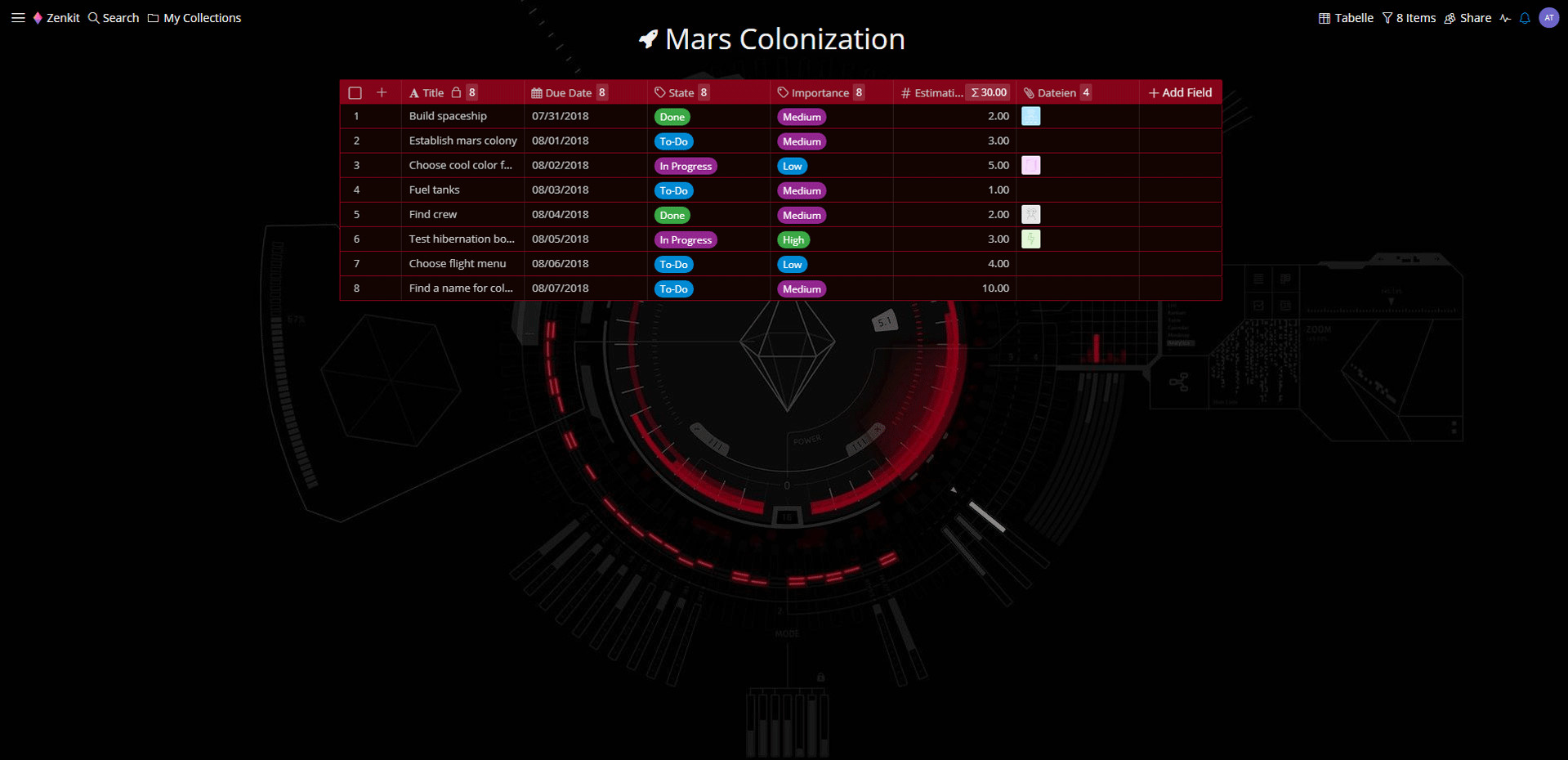 Zenkit screenshot 5