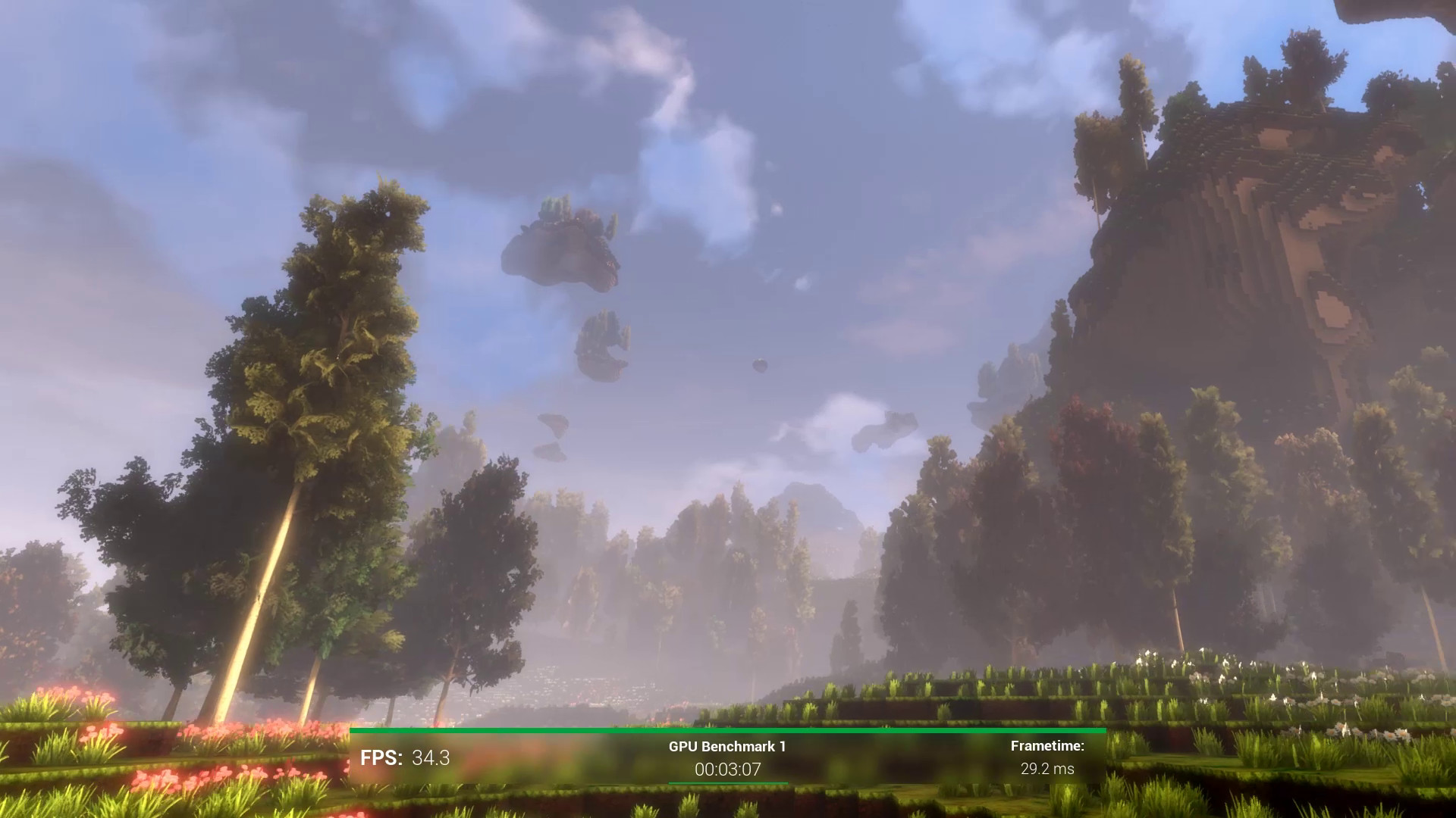 OpenVR Benchmark screenshot 1