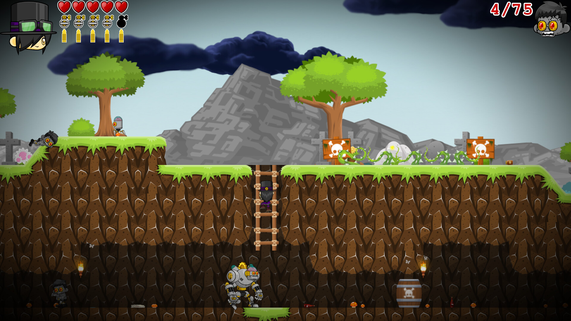 Steampunk Graveyard screenshot 3
