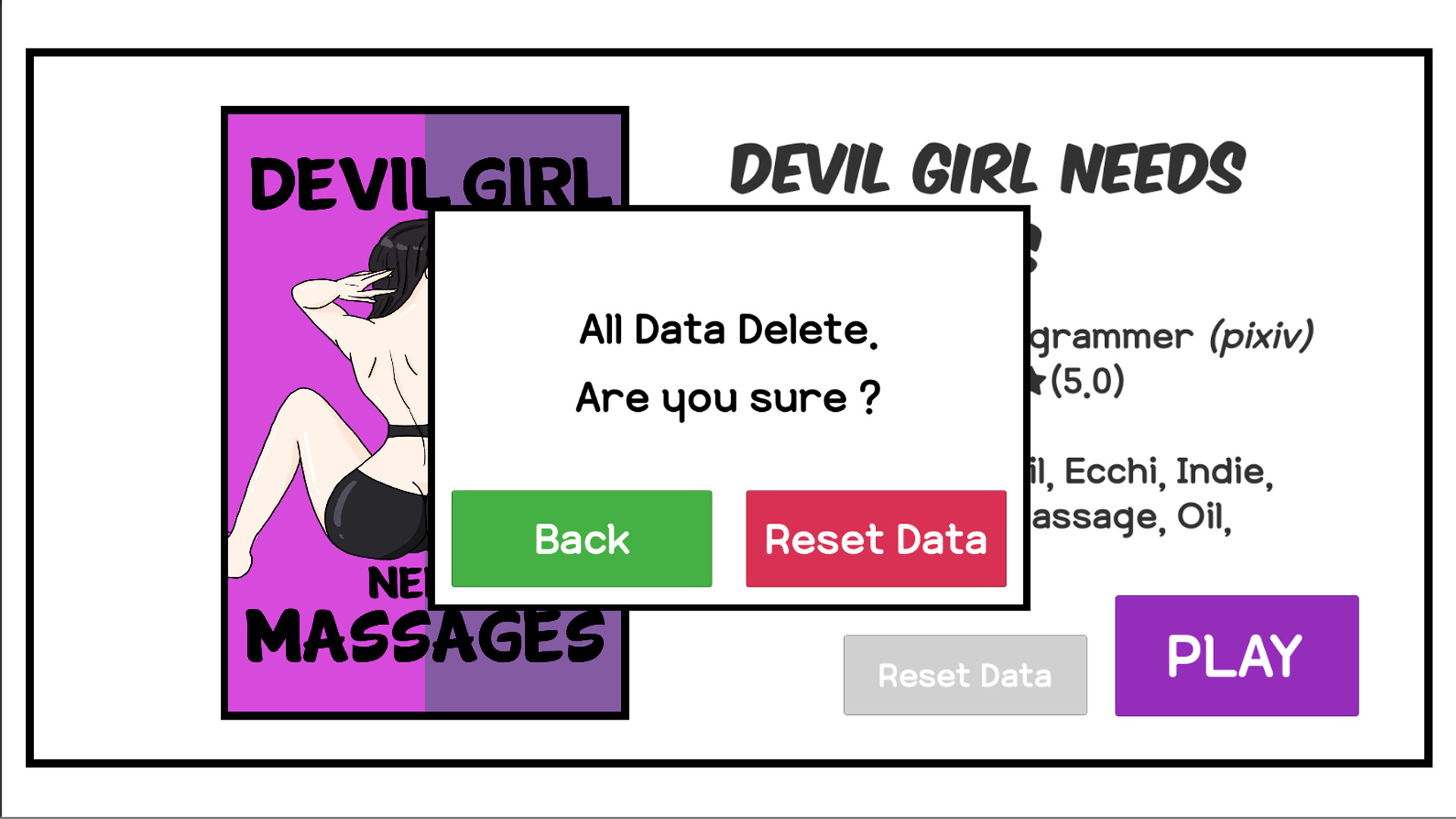 Devil Girl Needs Massages screenshot 2