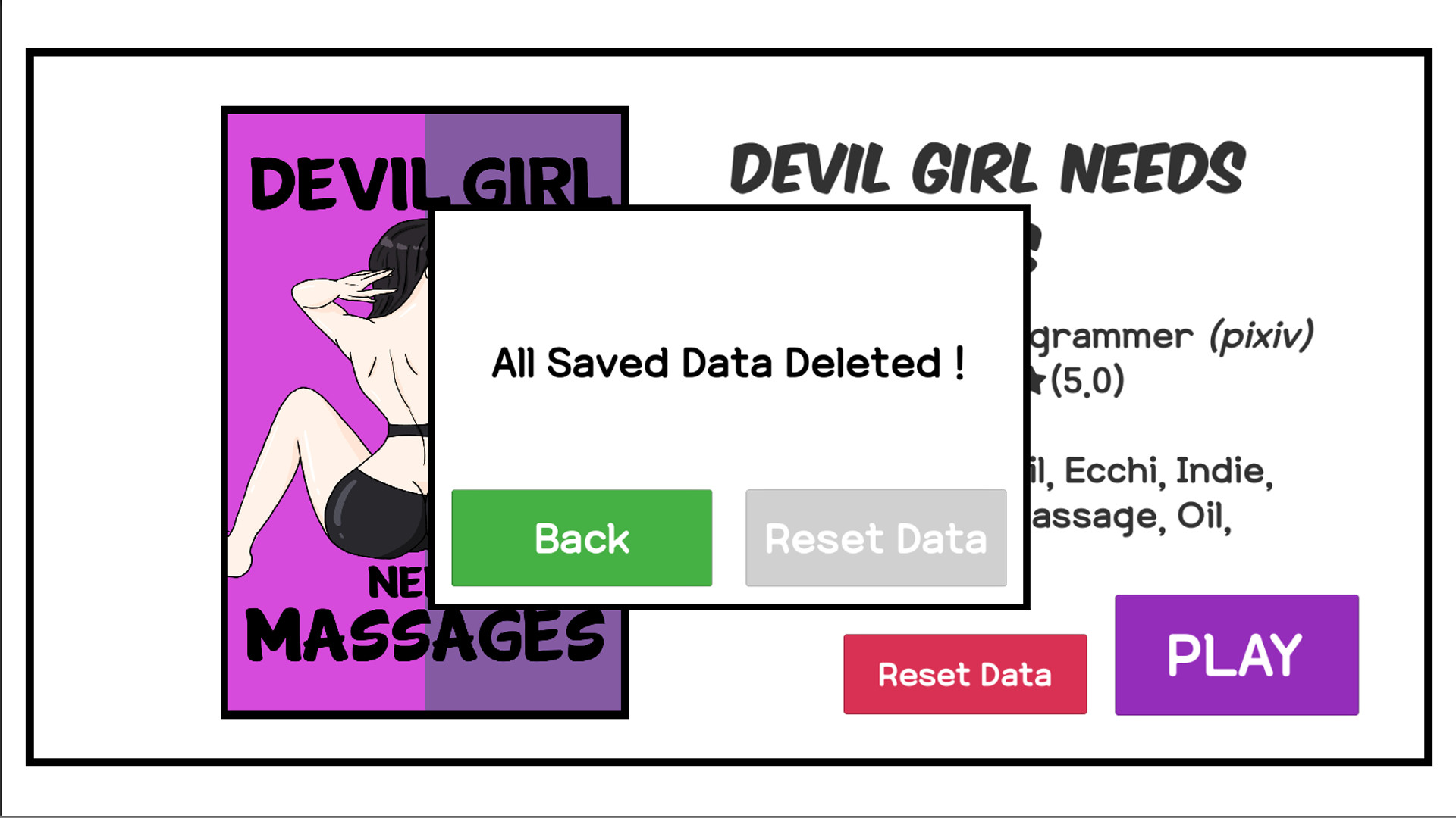 Devil Girl Needs Massages screenshot 3