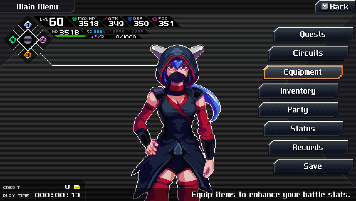 CrossCode - Ninja Skin screenshot 1
