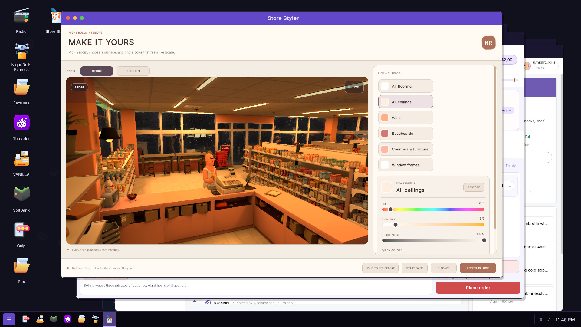 Night Rolls Cozy Store screenshot 24