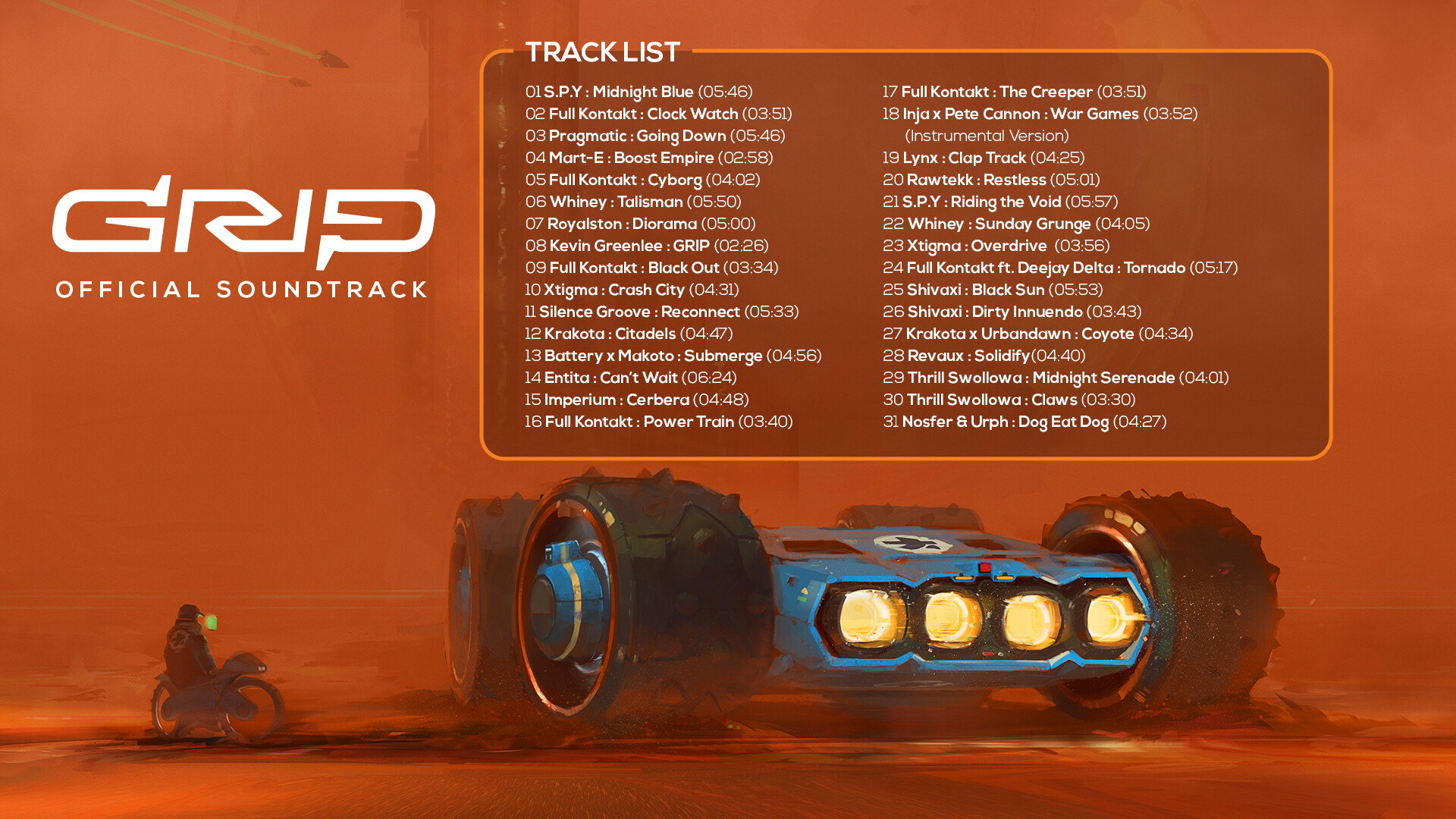 GRIP: Combat Racing - Official Soundtrack screenshot 1