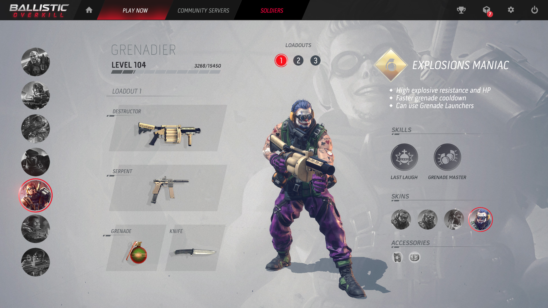 Ballistic Overkill - Grenadier: Mad Bomber screenshot 1