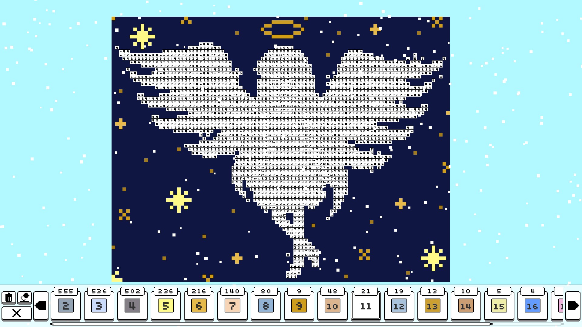 Coloring Pixels - Winter Holidays screenshot 3