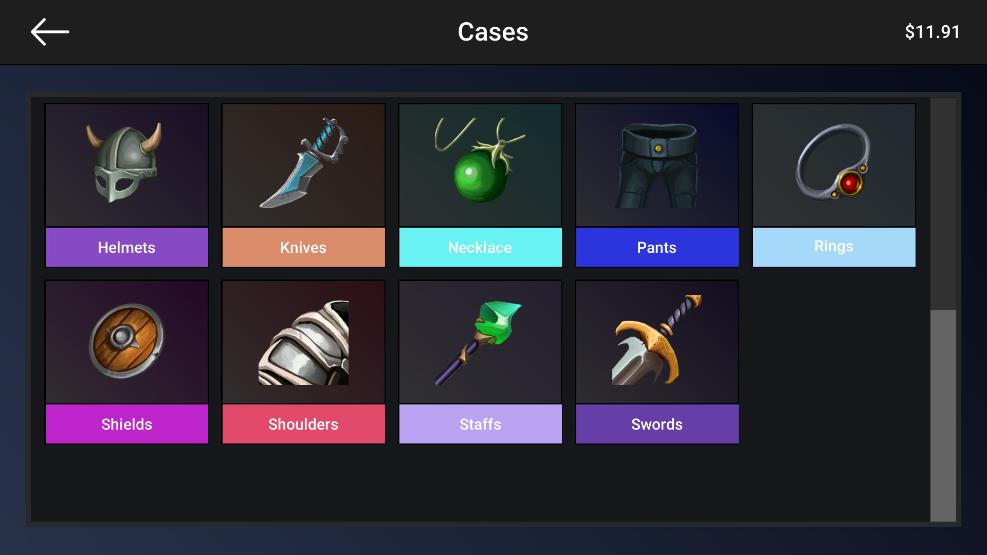 Case Simulator Weapons and Armors screenshot 6