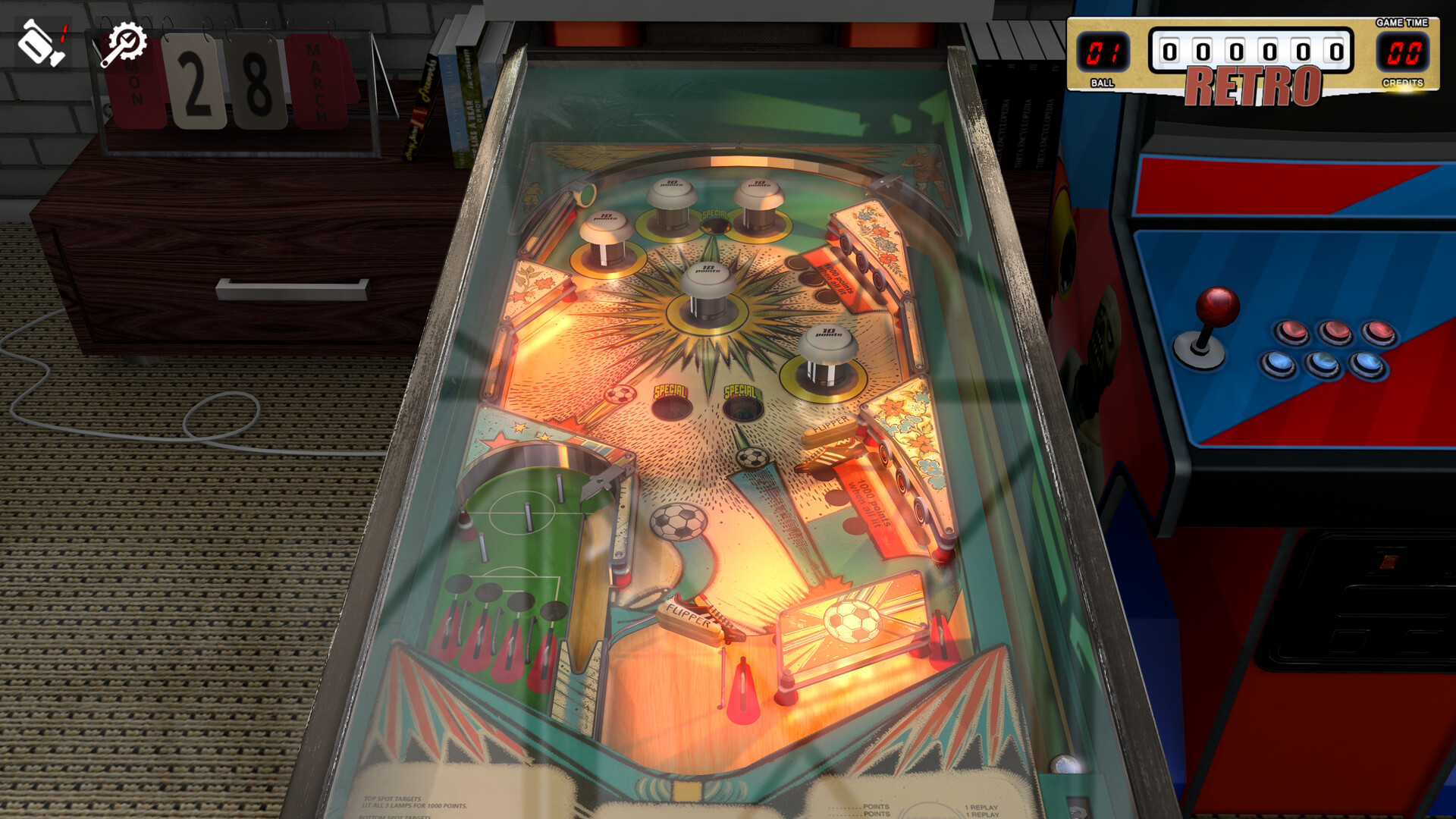 格安SALEスタート!の商品をすべて 40 - Pinball Zaccaria Retro Steam on Tables スポーツゲーム(野球盤等)