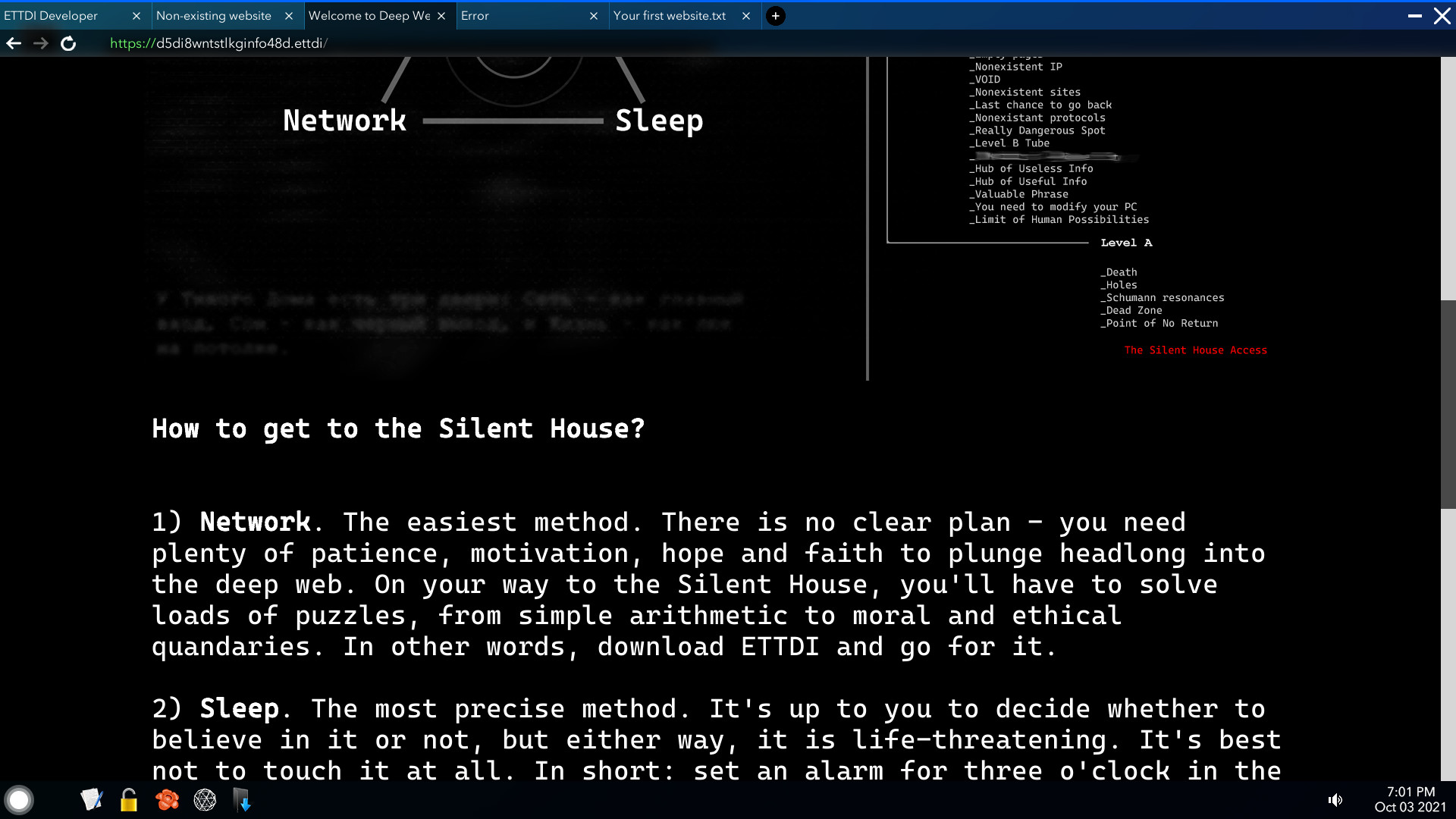 Project DeepWeb screenshot 3