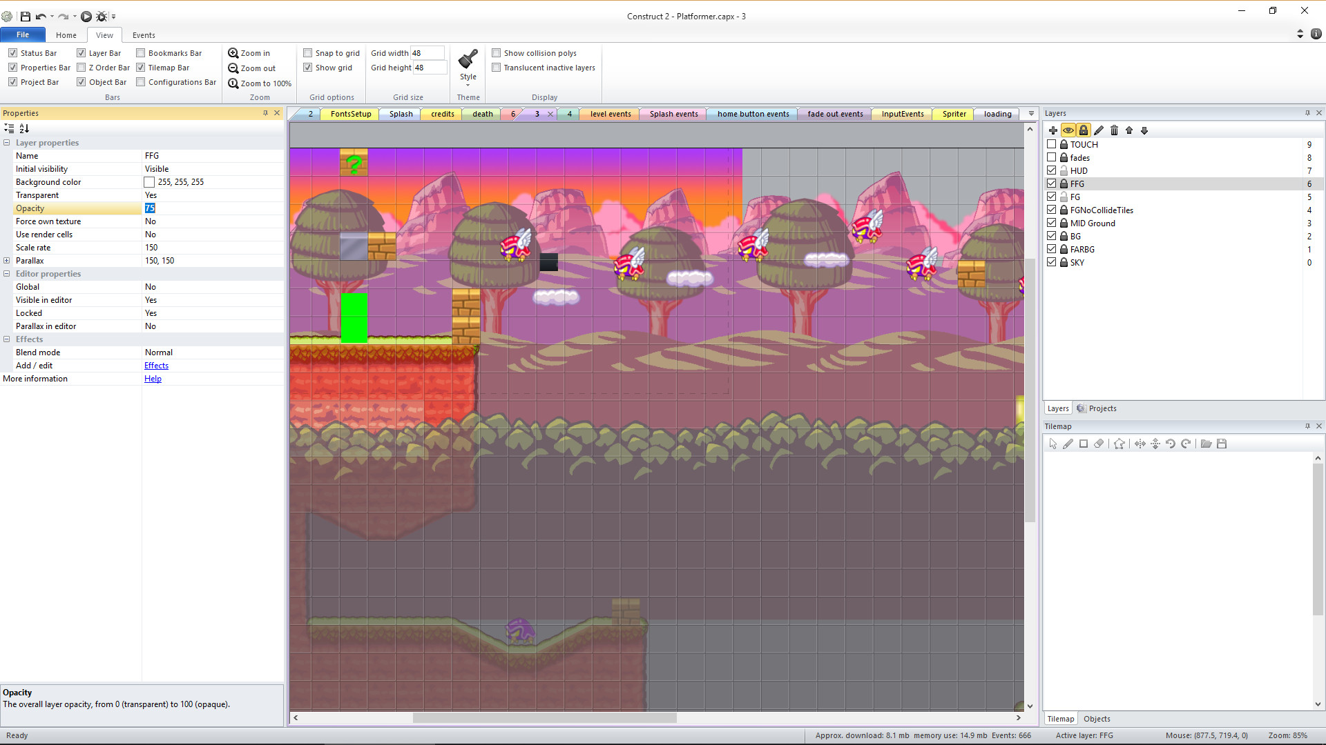 Basic Platformer Game Engine For Construct 2 and 3 screenshot 1
