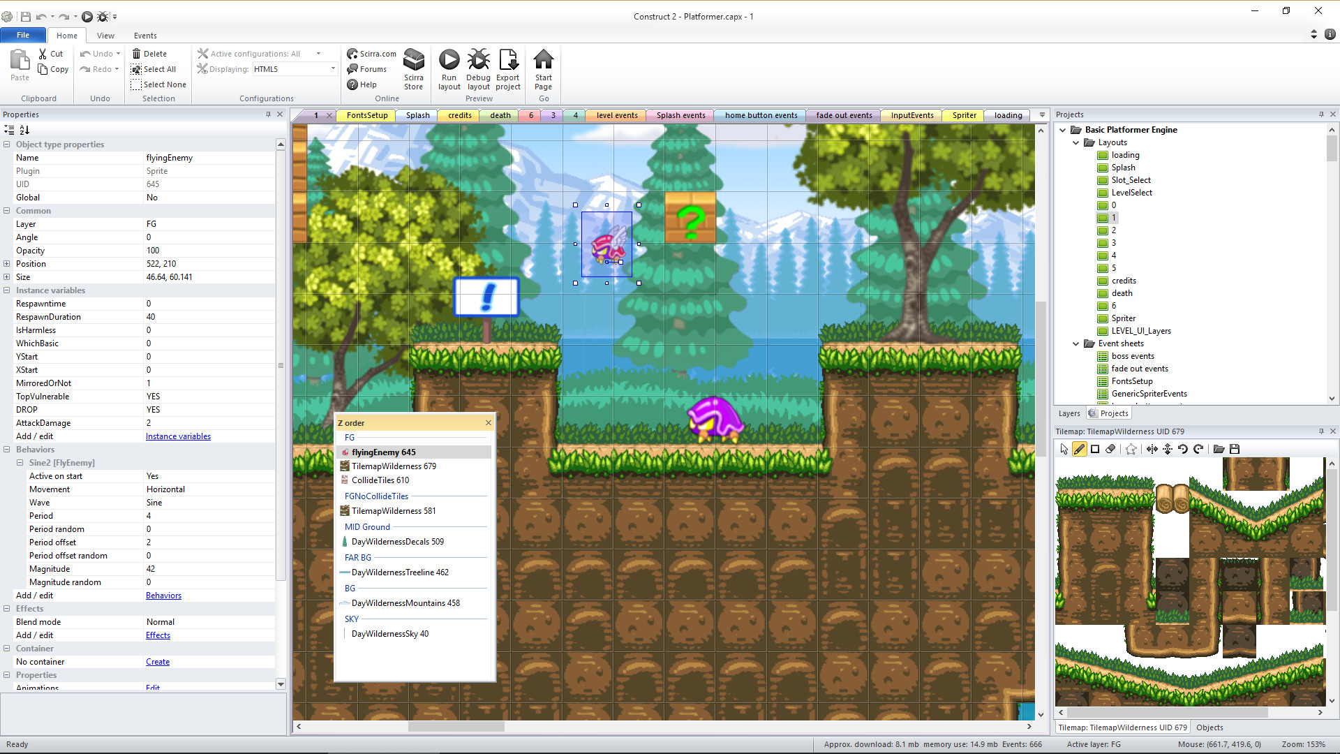 Basic Platformer Game Engine For Construct 2 and 3 screenshot 3