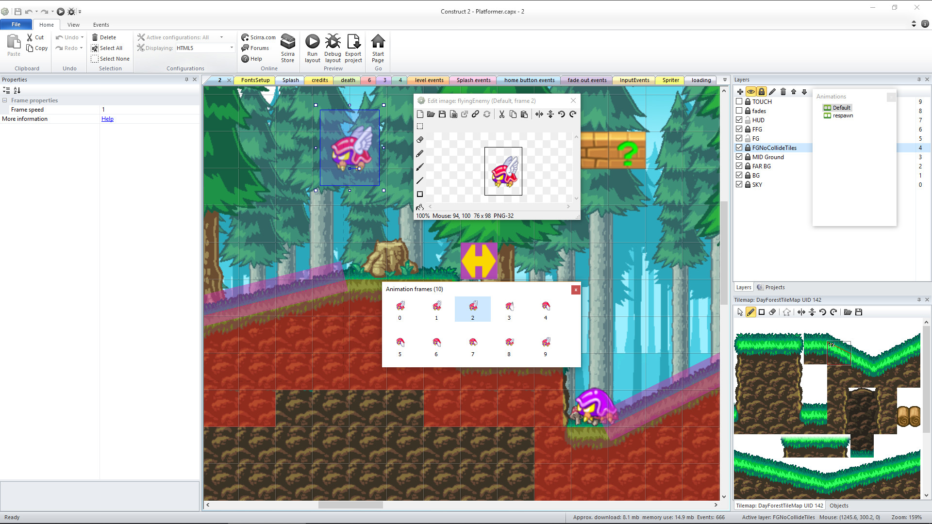 Basic Platformer Game Engine For Construct 2 and 3 screenshot 2