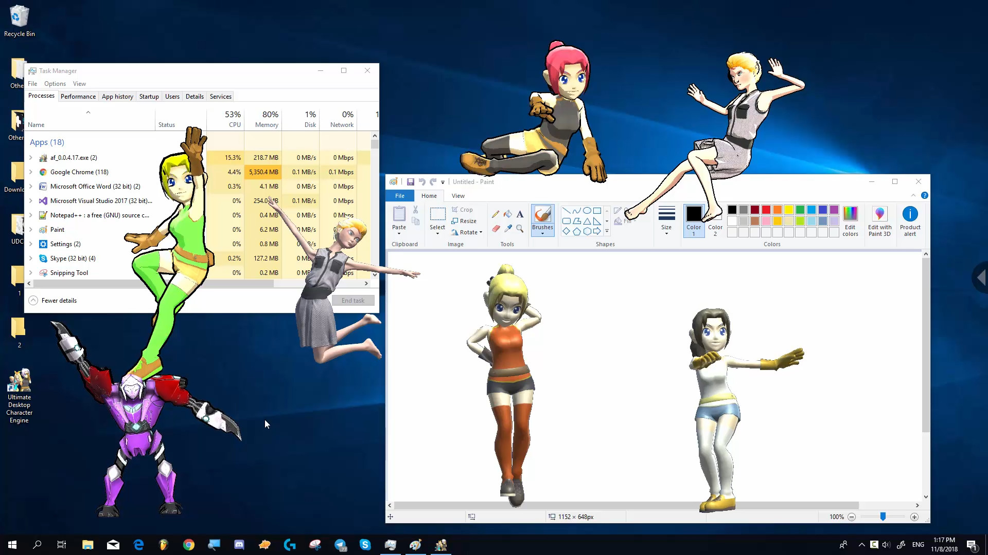 Ultimate Desktop Character Engine screenshot 8