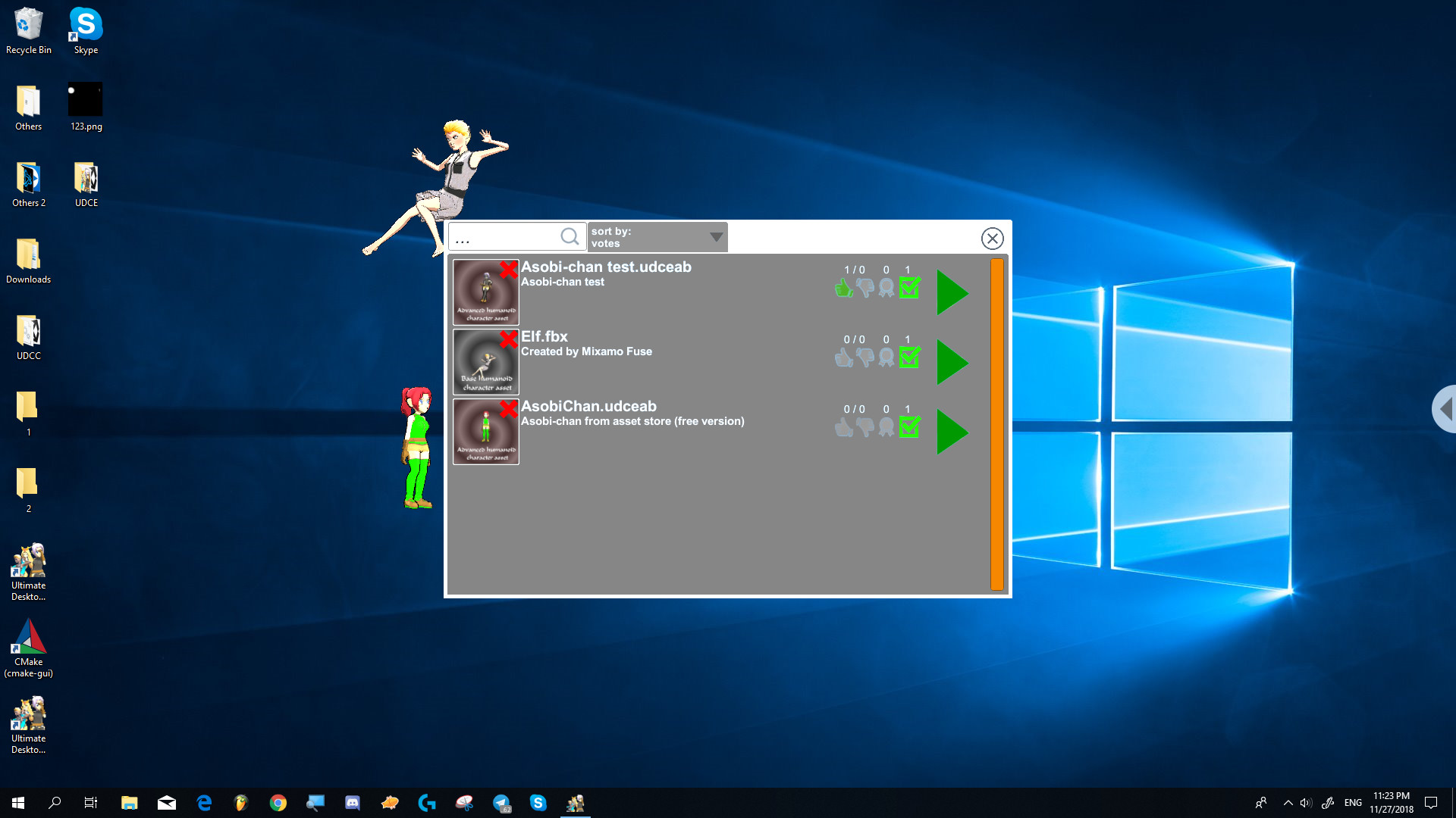 Ultimate Desktop Character Engine screenshot 9
