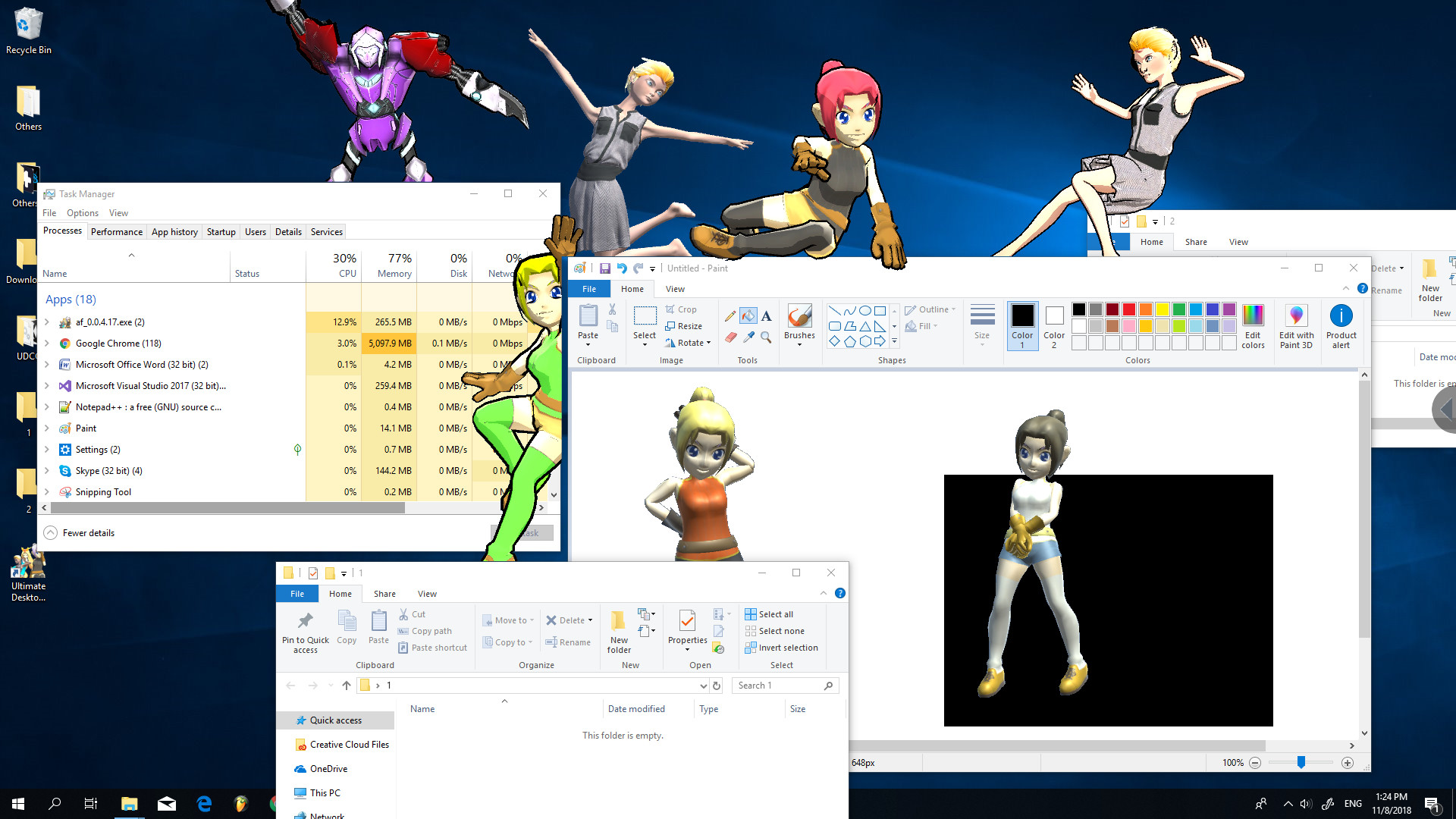 Ultimate Desktop Character Engine screenshot 2