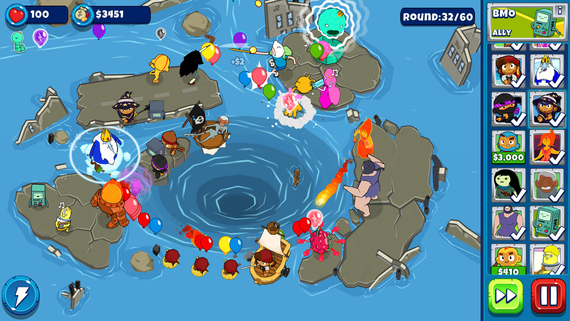 Bloons Adventure Time TD screenshot 1