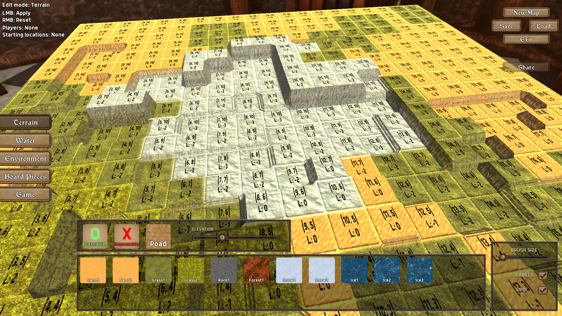 Chessboard Kingdoms Map Editor screenshot 1