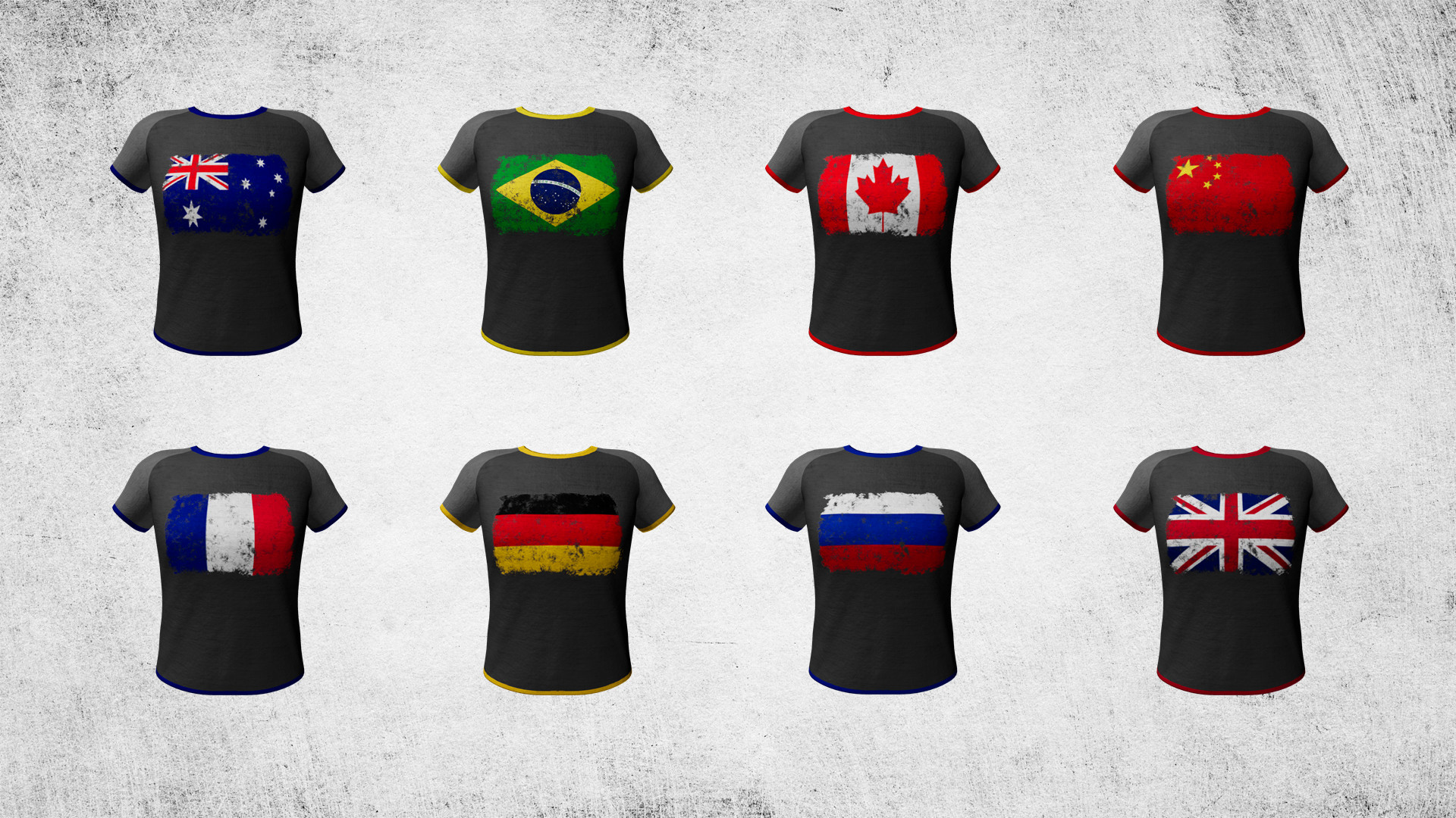 Capsa - Character Flags Patterns Pack screenshot 1