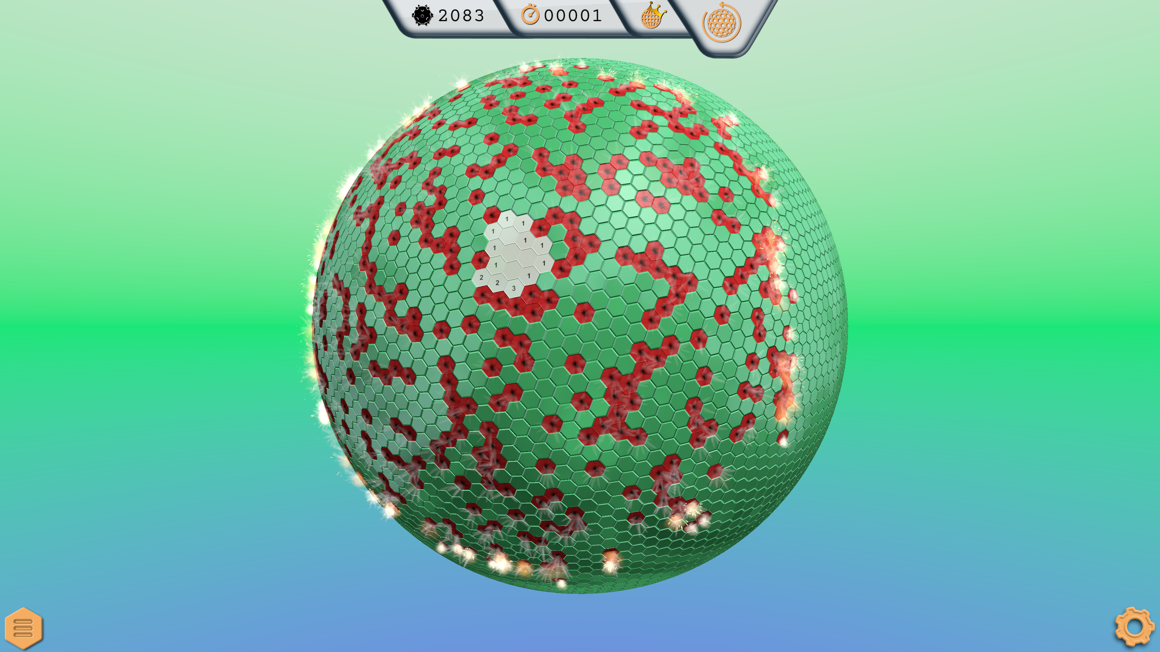 Globesweeper screenshot 7