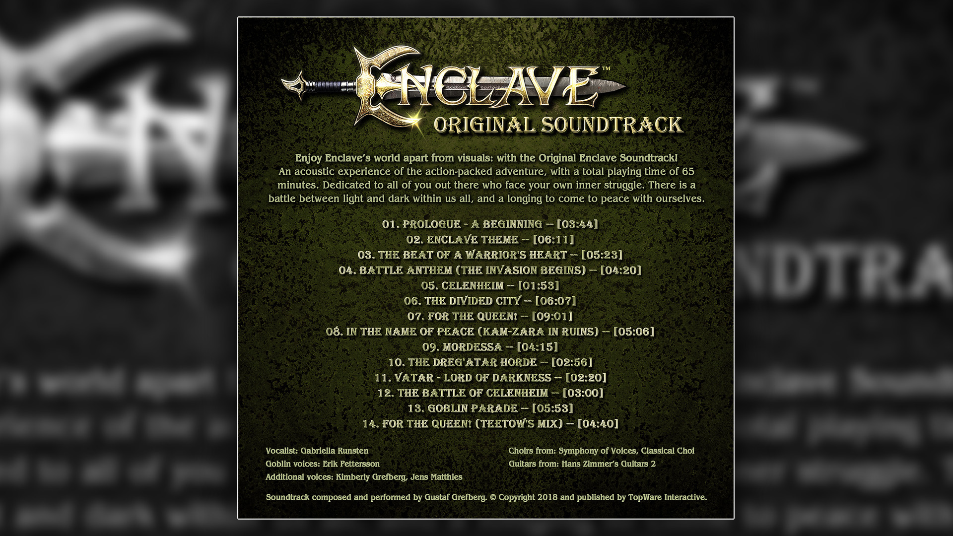 Enclave - Soundtrack screenshot 2
