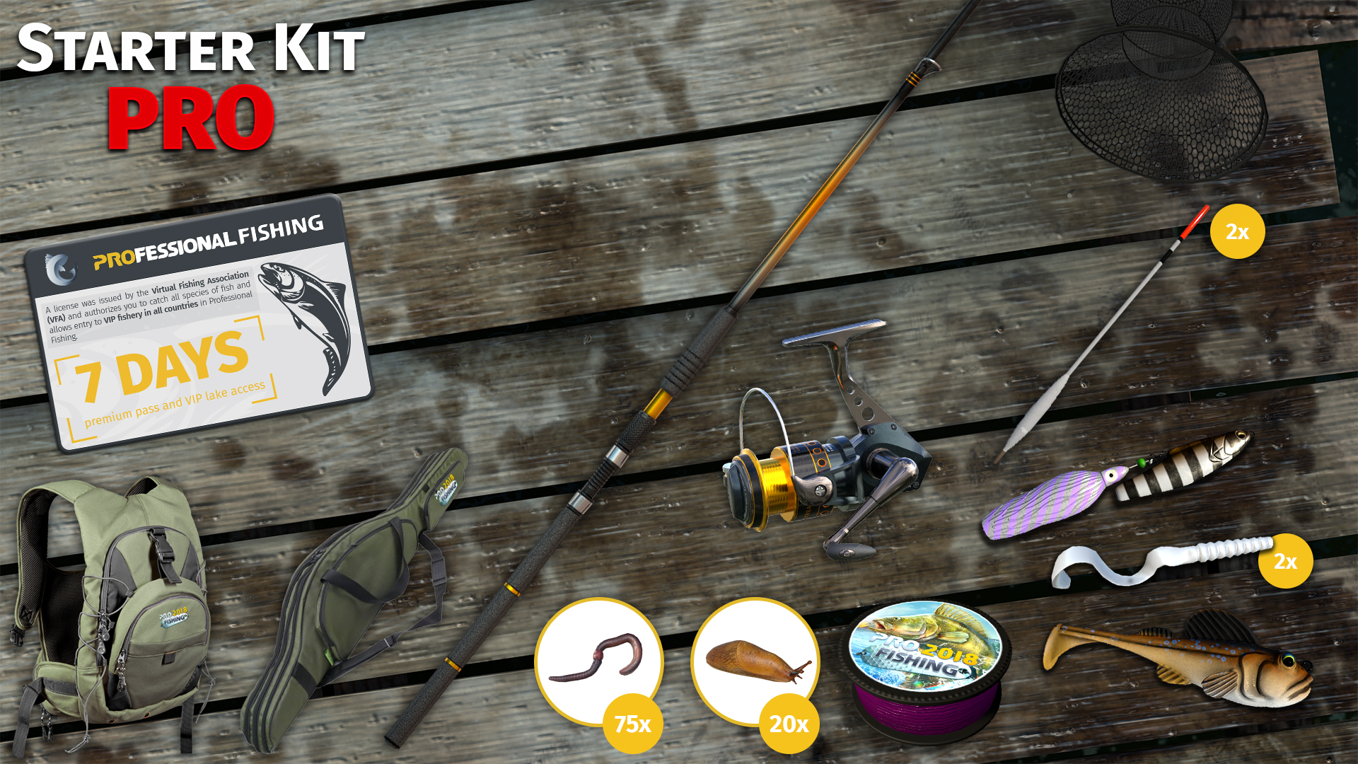Professional Fishing: Starter Kit Pro screenshot 1