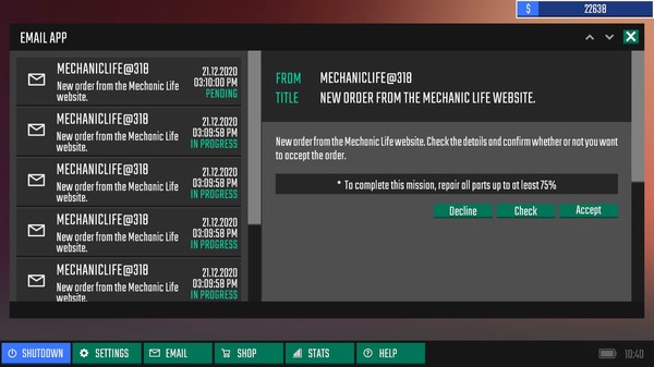 Biker Garage: Mechanic Simulator screenshot