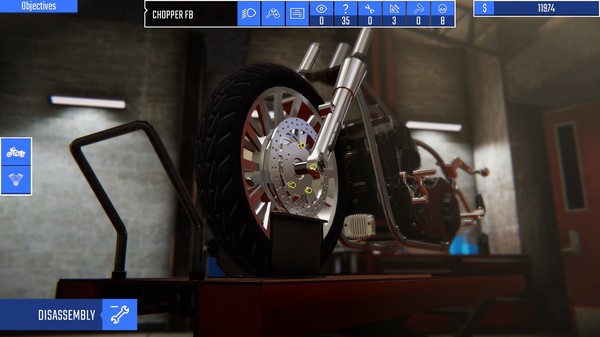 Biker Garage: Mechanic Simulator screenshot
